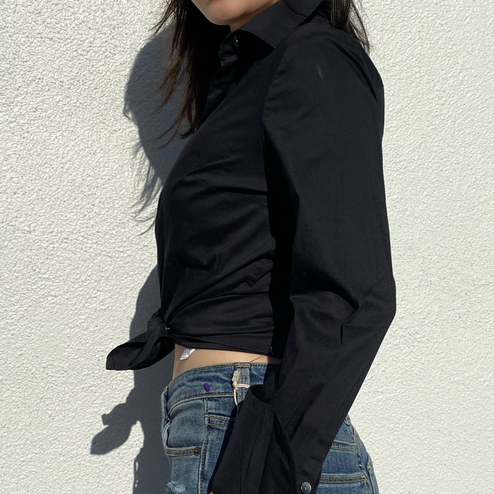 Calvin Klein Black Button Up